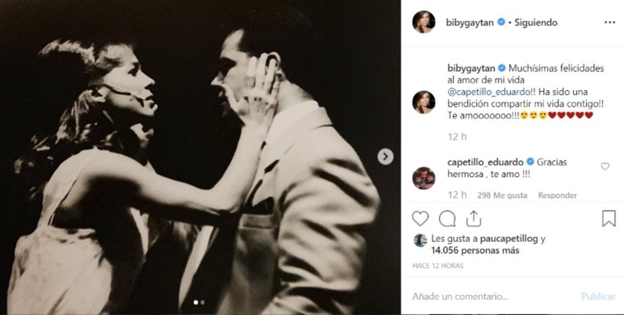 Las tiernas felicitaciones de Biby Gaytán y sus hijos a Eduardo Capetillo en su cumpleaños