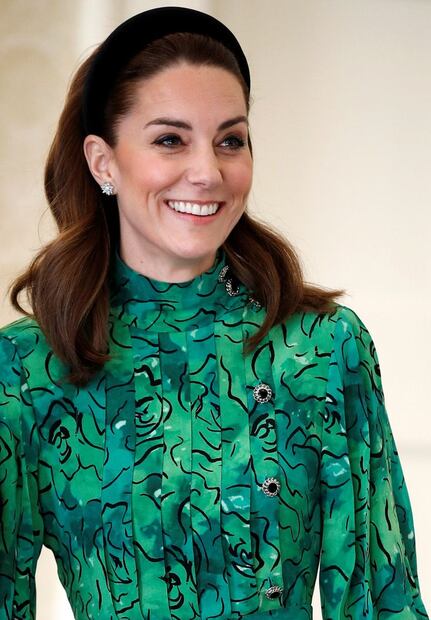 Catalina de Cambridge hace guiño al icónico vestido verde de Jennifer Lopez 