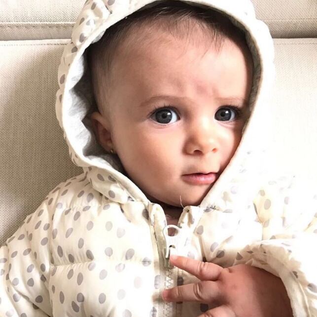 Las fotos más tiernas de Lúa Guerra Vega en su primer año