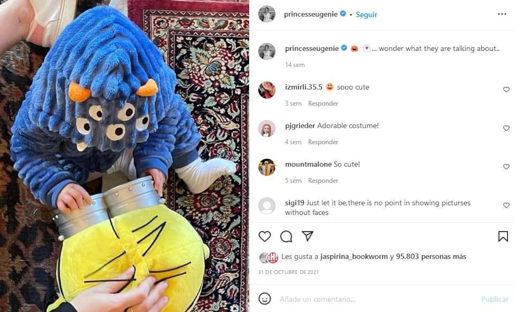 La princesa Eugenia celebra a su hijo August por su primer cumpleaños