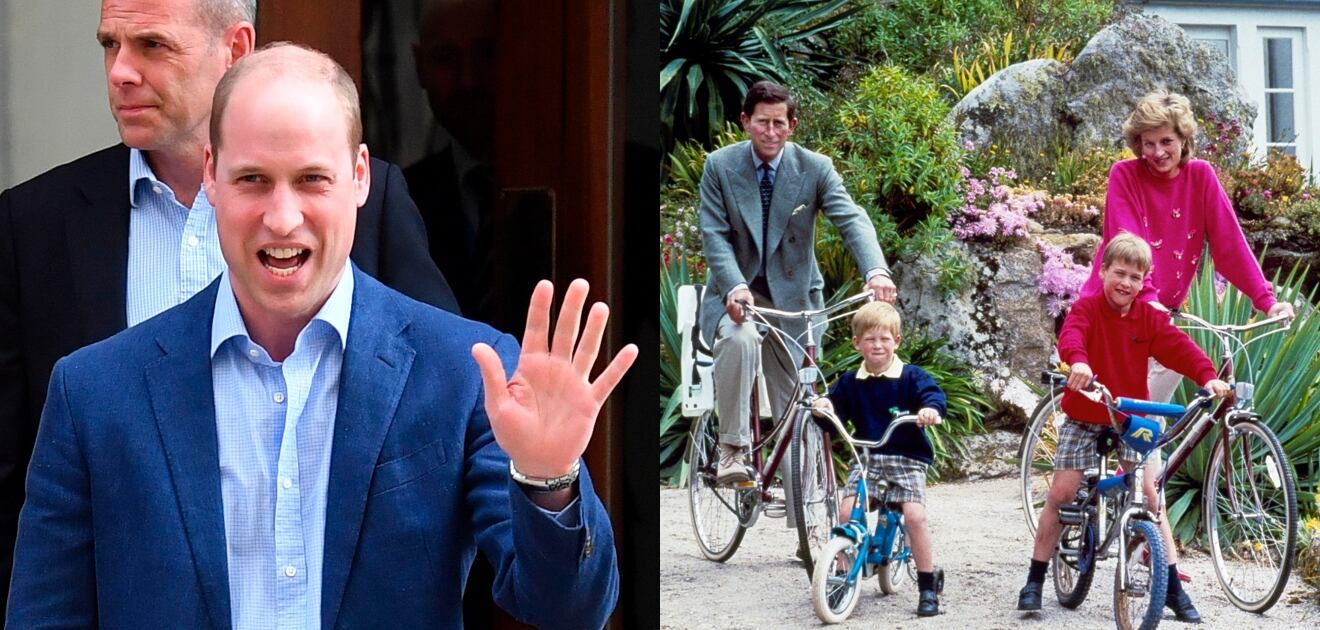 El príncipe William sorprende a los fans de Lady Di afuera del Palacio de Kensington 