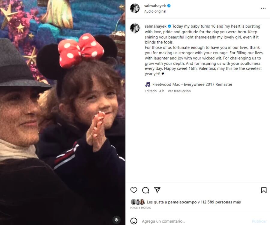 Instagram: @salmahayek