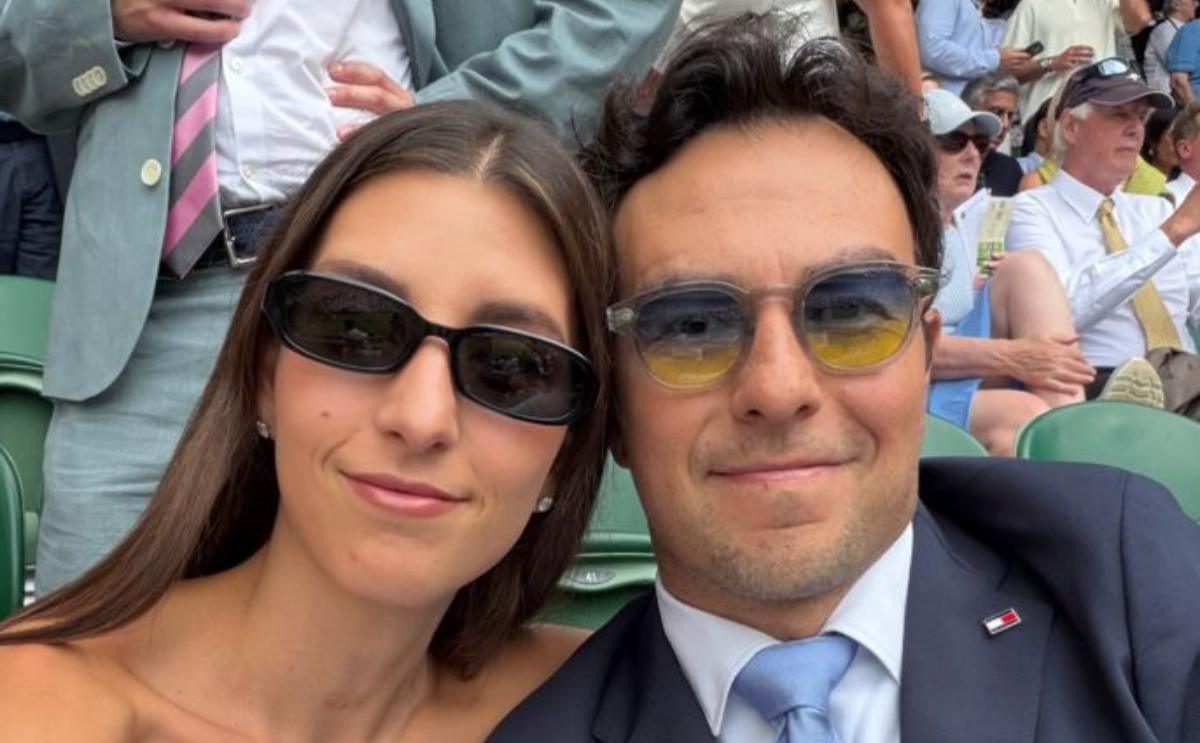 Carola Martínez y Sergio 'Checo' Pérez / Foto: Instagram