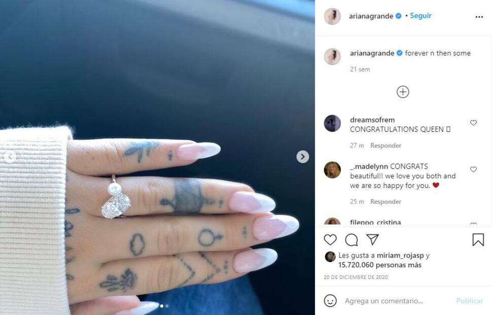 Ariana Grande se casa con Dalton Gomez en un evento secreto