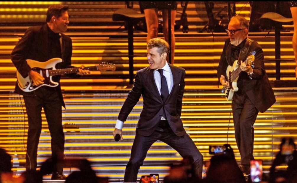 Luis Miguel en concierto/Instagram.