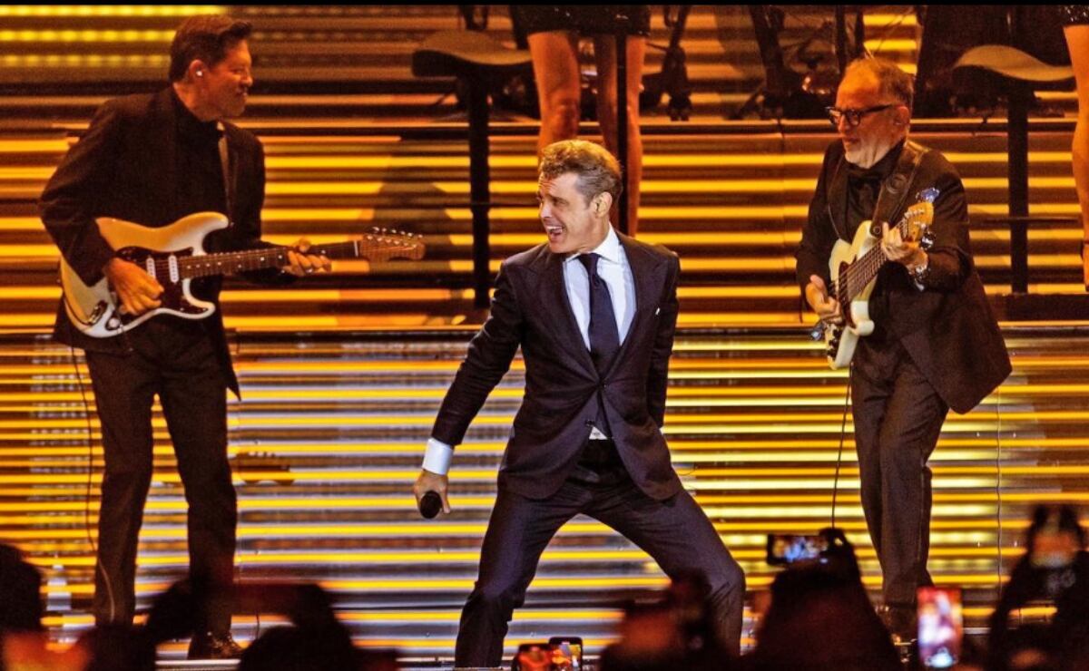 Luis Miguel en concierto/Instagram.