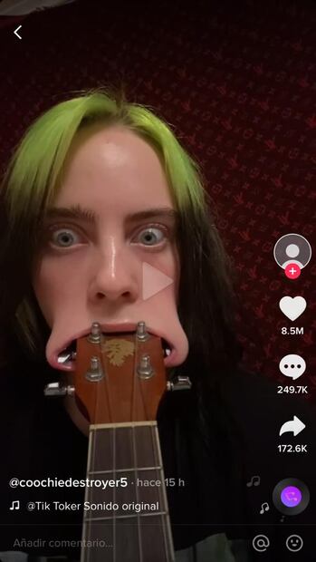 Billie Eilish tiene una cuenta secreta de TikTok ¡Te la presentamos! 