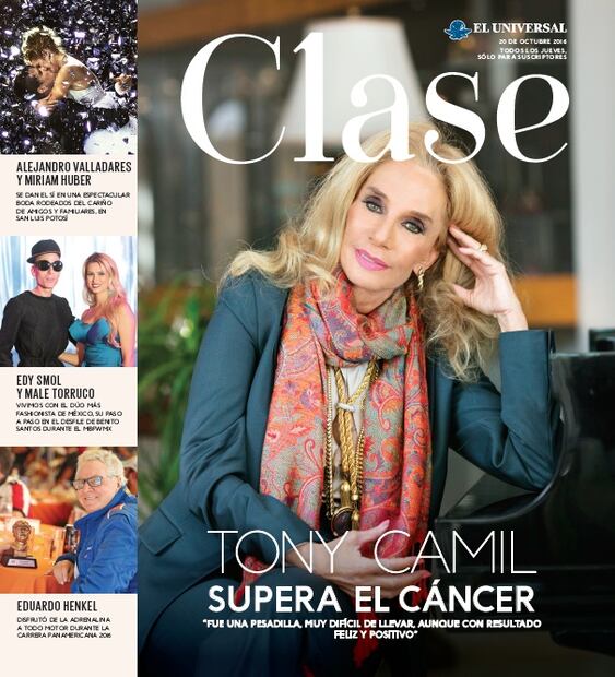 EN PORTADA: Tony Camil supera el cáncer 