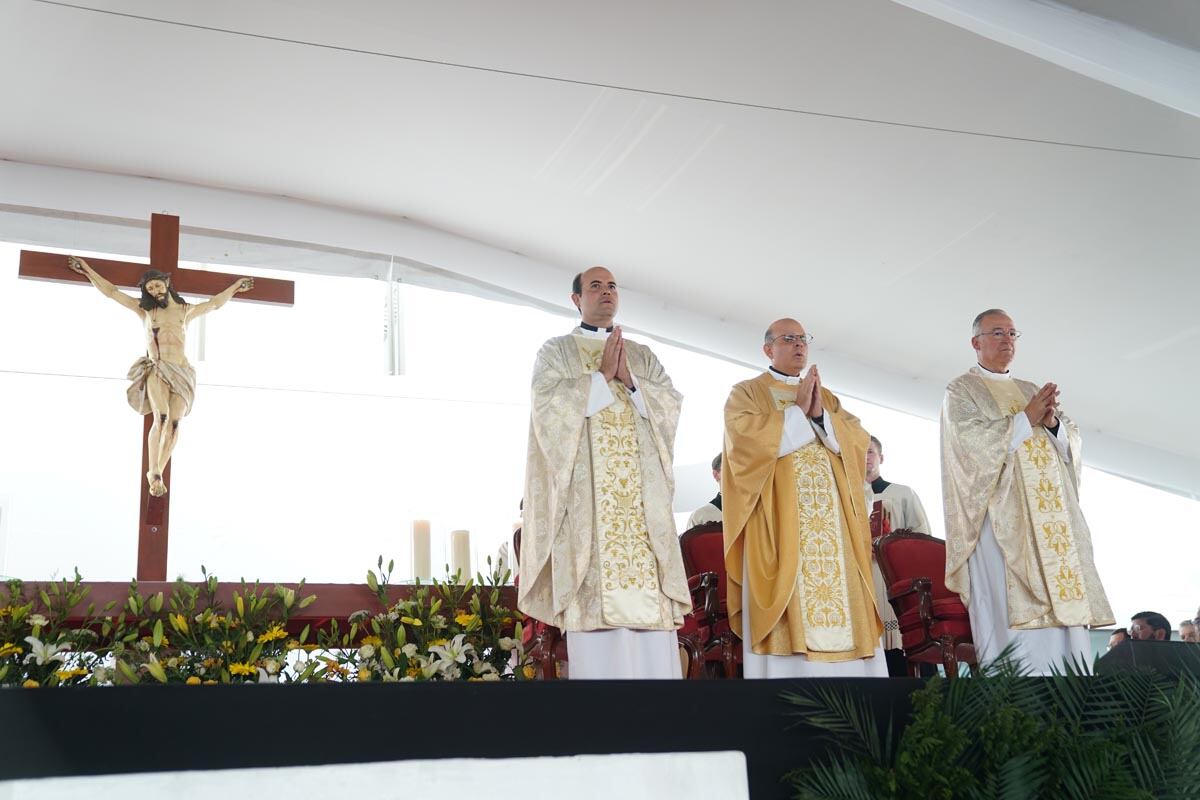 Misa de acción de gracias por cierre de Megamisiones Anáhuac 2024. (Foto: Héptor Arjona)