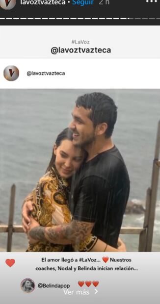 Belinda y Nodal, tan enamorados que hasta se visten igual de Versace
