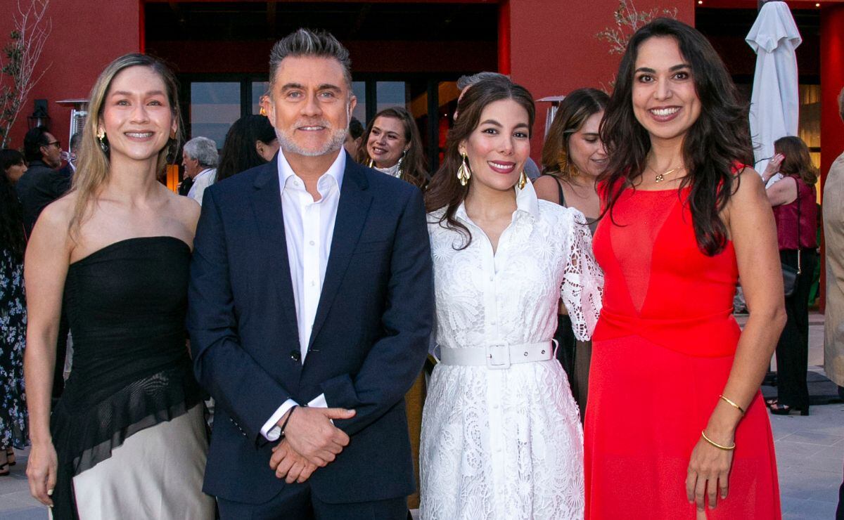 Evelia Márquez, Bruno Herrera, Marcela Benavides y Melissa Peña. (Foto: Arturo Quintero)