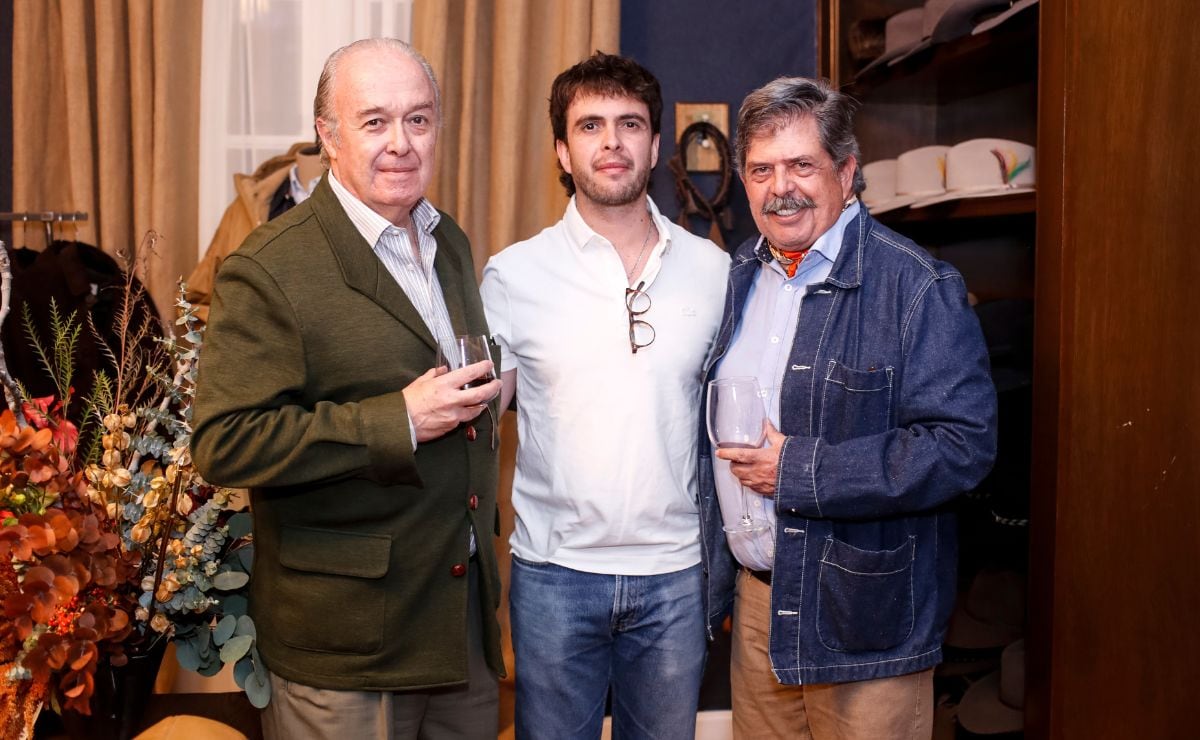 Pablo Pérez de Salazar, Sebastián López Mortón y Javier López Mortón / Foto: Esteban Torreblanca