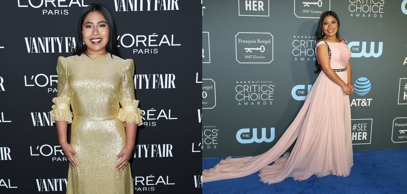 Los looks de Yalitza Aparicio que la hicieron brillar en la alfombra roja