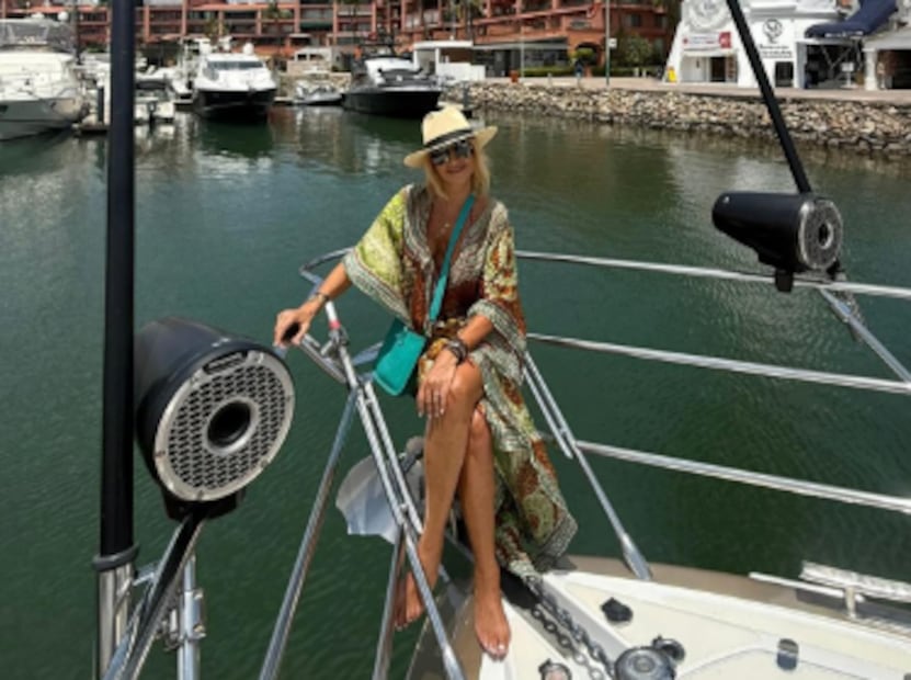 Adela Micha viajó a Puerto Vallarta junto a su hija Therese y su yerno / Foto: Instagram