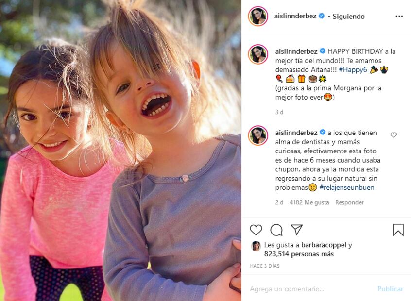 Aislinn Derbez defiende a su hija de duras críticas 