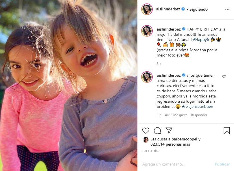 Aislinn Derbez defiende a su hija de duras críticas 