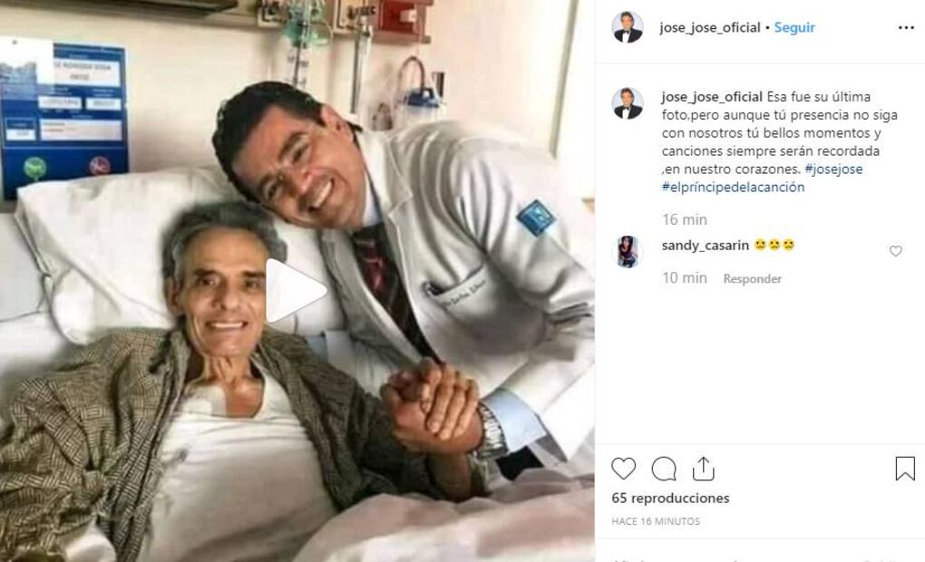 La última foto de José José