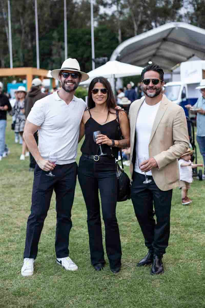 Alfredo Arnaud, Claudia y Ricardo Mora. (Foto: Esteban Torreblanca)