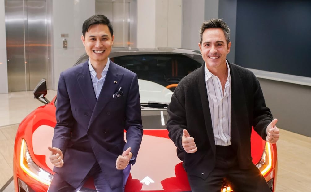 Rafe Huang y Mauricio Ochmann / Foto: Esteban Torreblanca