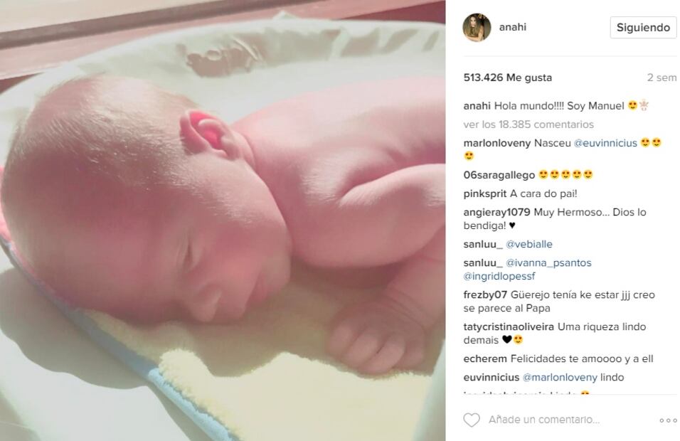 VIDEO: Manuelito, hijo de Anahí a casi un mes de nacido