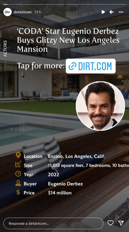 Eugenio Derbez estrena mansión de 14 millones de dólares en Los Ángeles