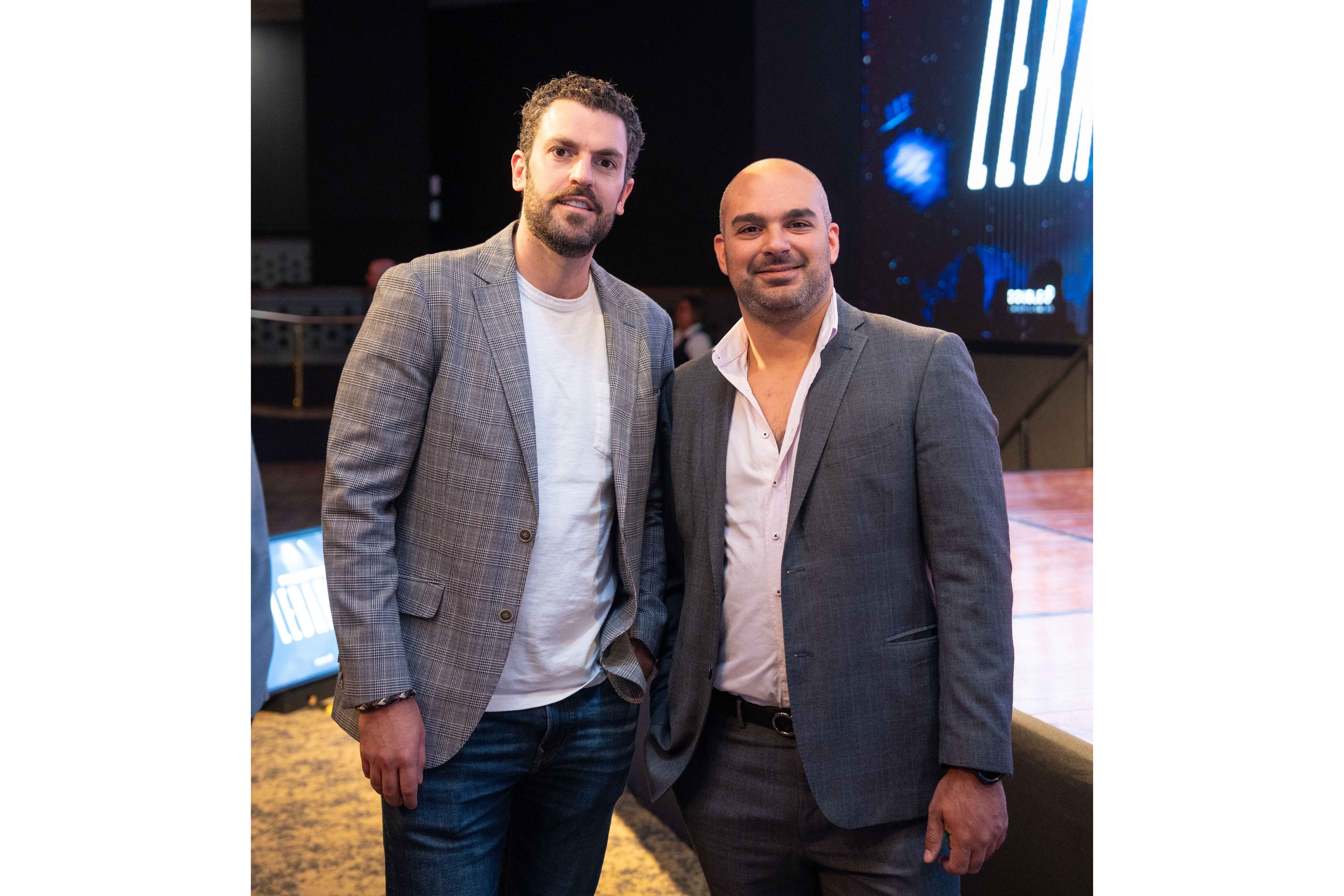 Yamil Mina y Nayib Achar. (Foto: Héptor Arjona)