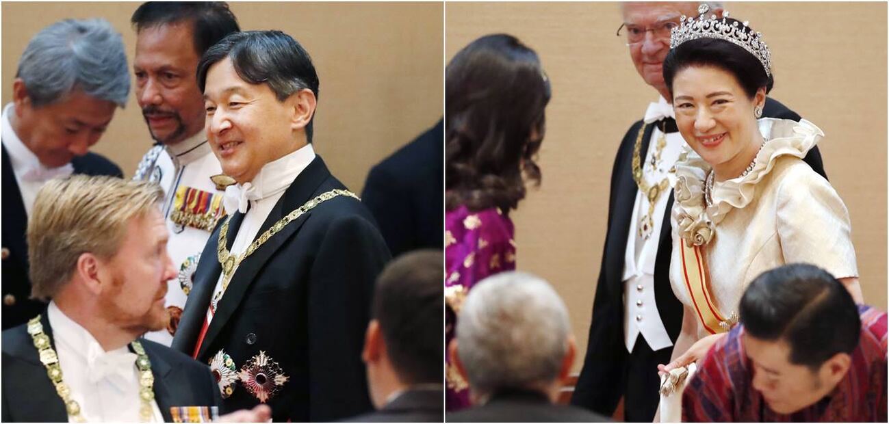 Así fue el lujoso banquete en honor al emperador Naruhito de Japón