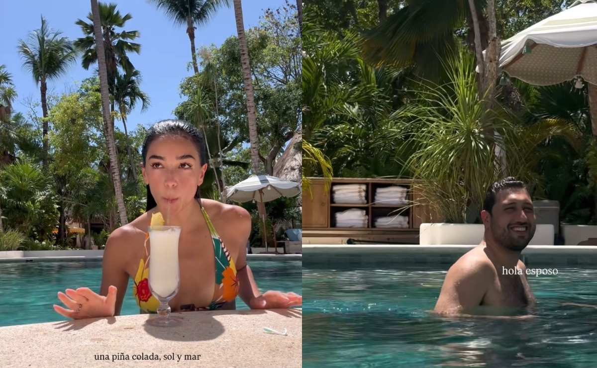 Ale Capetillo y Nader Shoueiry en su luna de miel / Foto: Instagram @alecapetilloga
