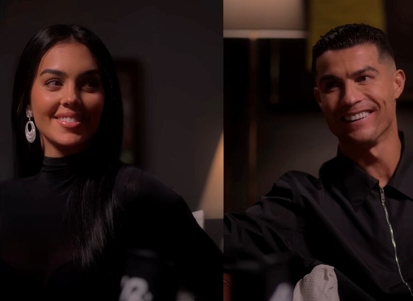 Cristiano Ronaldo junto a Georgina Rodriguez presentan su canal de YouTube UR / Foto: Captura de pantalla
