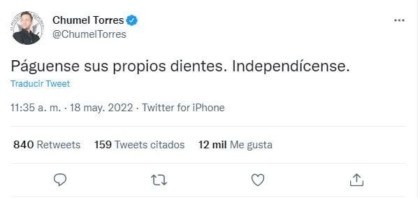 Christian Nodal y Belinda: Chumel Torres se mofa de la polémica, "todos somos Nodal"