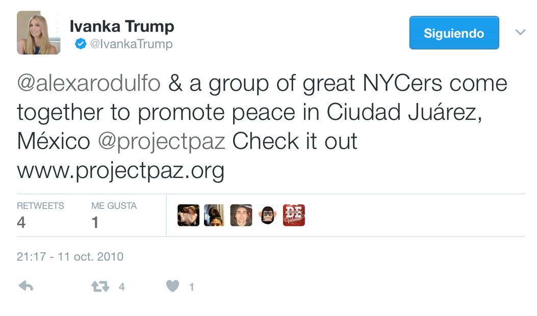 Las fotos de Ivanka Trump en México
