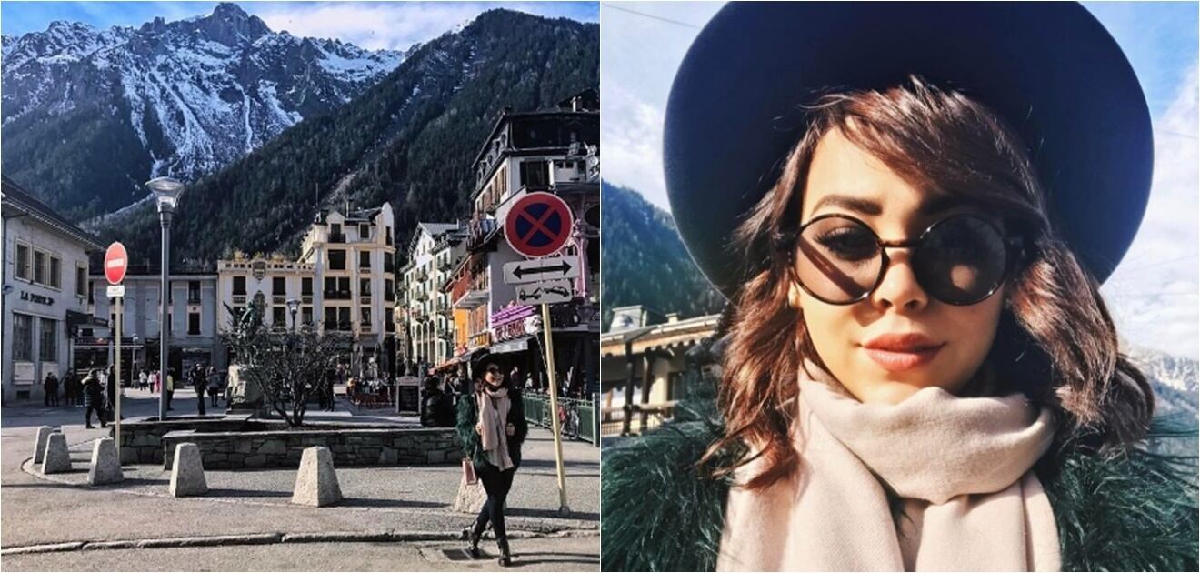 <p>Dannna Paola ha visitado Suiza, Inglaterra y Francia. <strong>(Fotos: Instagram)</strong></p>
