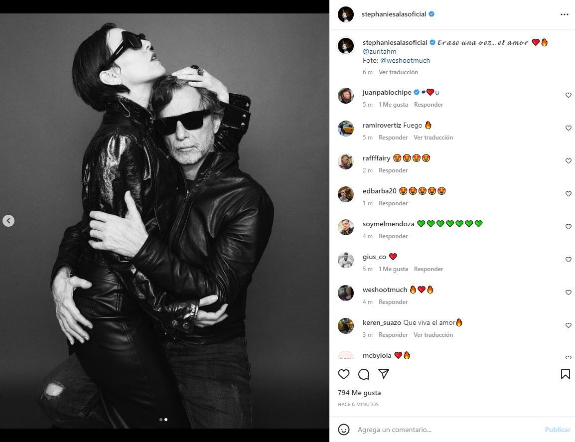 Humberto Zurita y Stephanie Salas gritan su amor a los 4 vientos con ardiente foto en blanco y negro