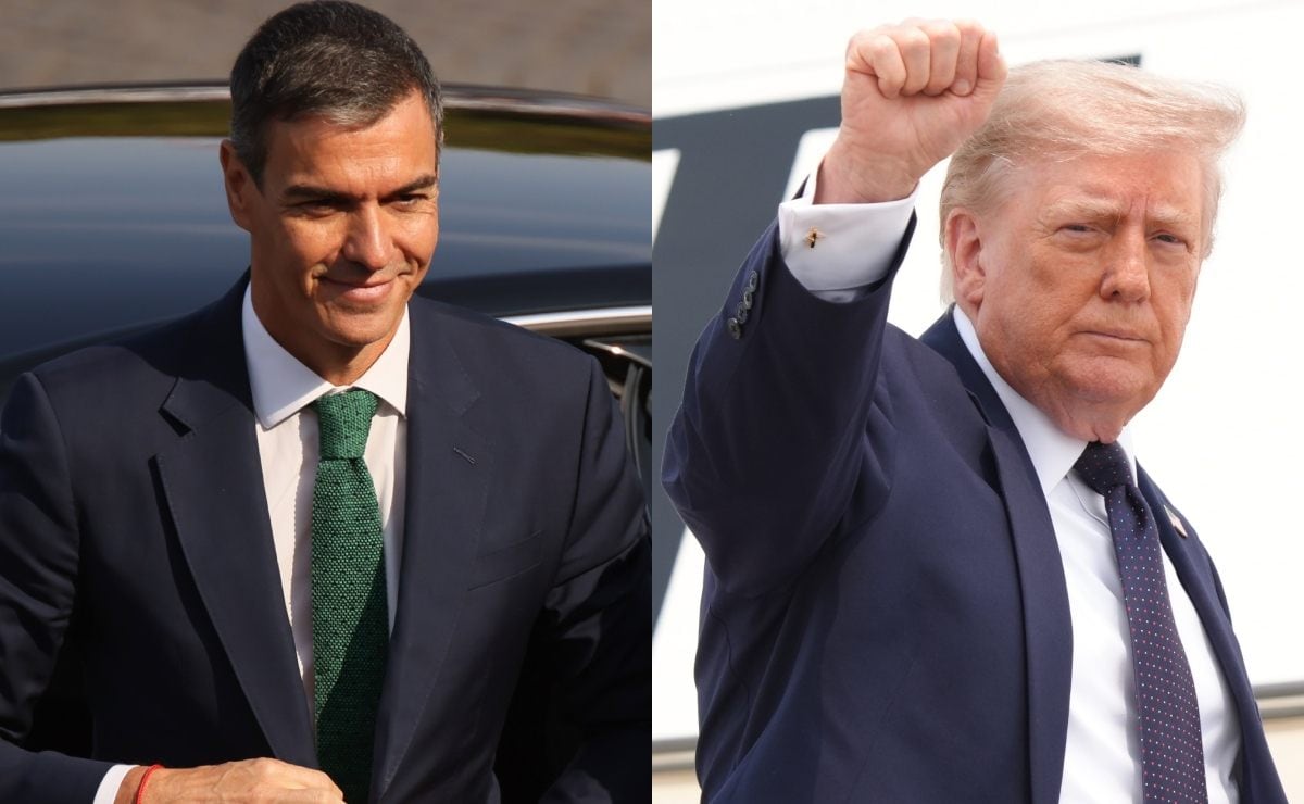 Pedro Sánchez y Donald Trump / Fotos: AP