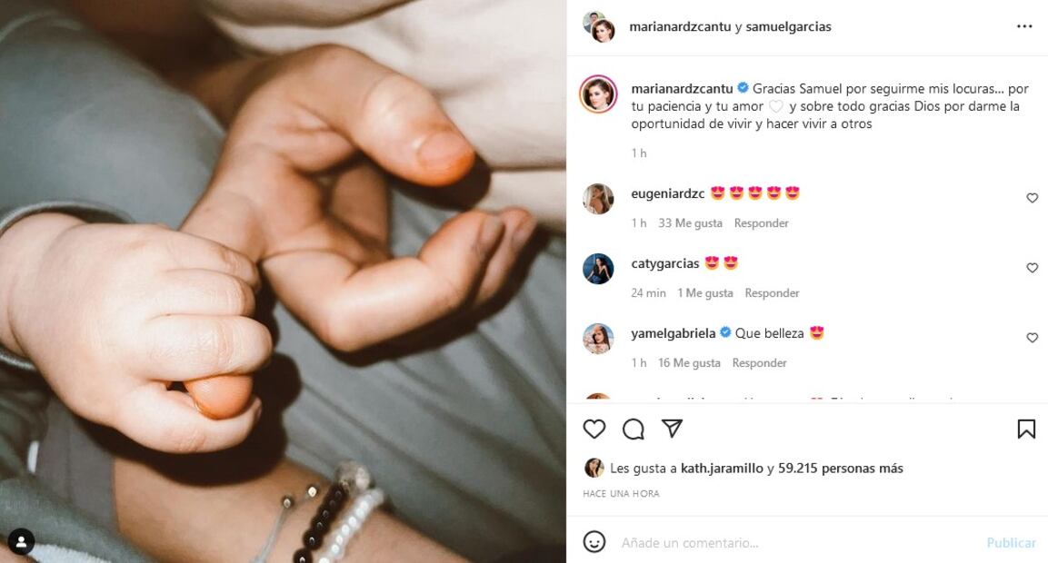 Mariana Rodríguez Cantú y Samuel García adoptan a un bebé por un fin de semana