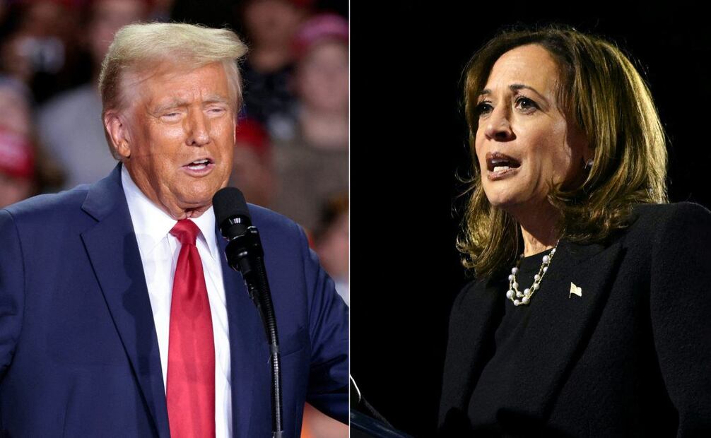 Donald Trump y Kamala Harris / Fotos: AFP