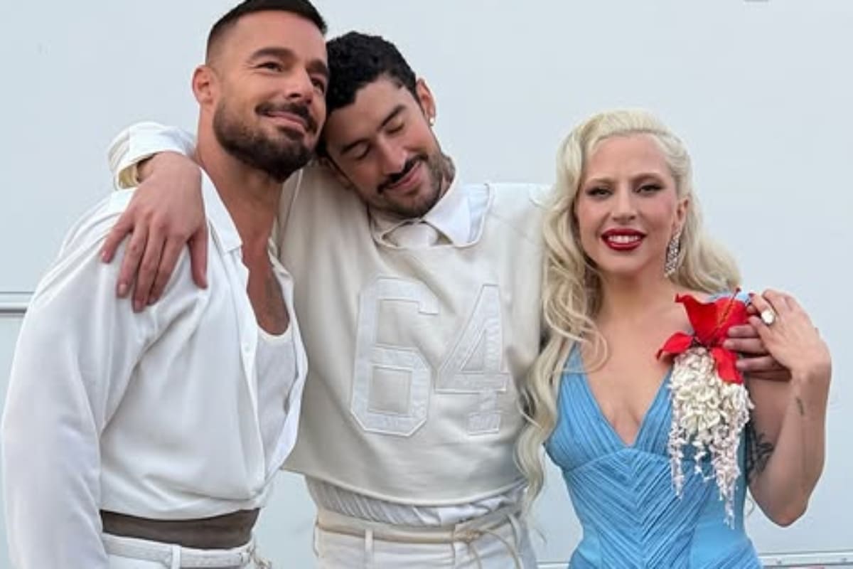 Ricky Martin, Bad Bunny y Lady Gaga / Foto: Instagram