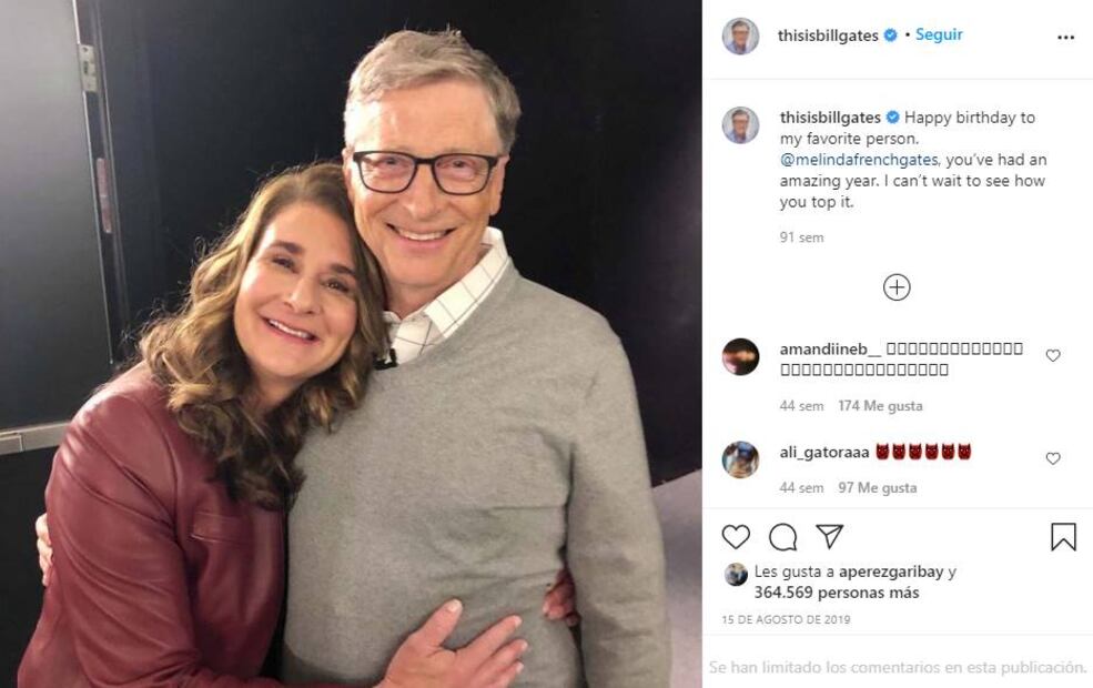 Bill Gates reveló que vivía en un matrimonio "sin amor"