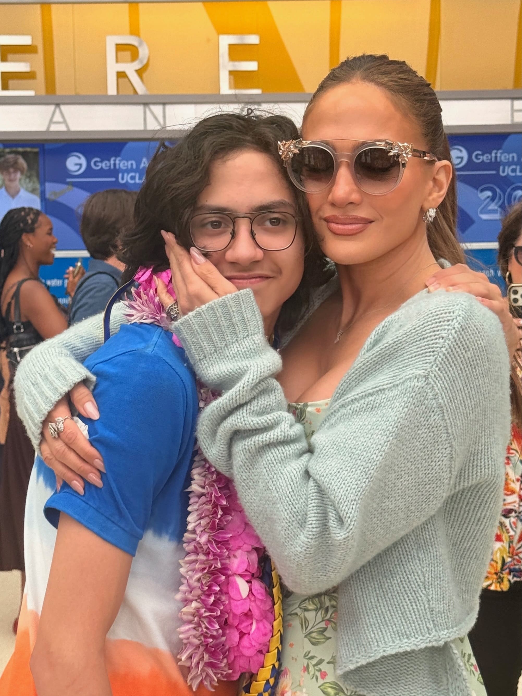 Max Muñiz y Jennifer López. (Foto: Instagram)