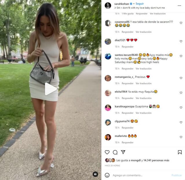 Sarah Kohan se defiende de las críticas hacia su cuerpo