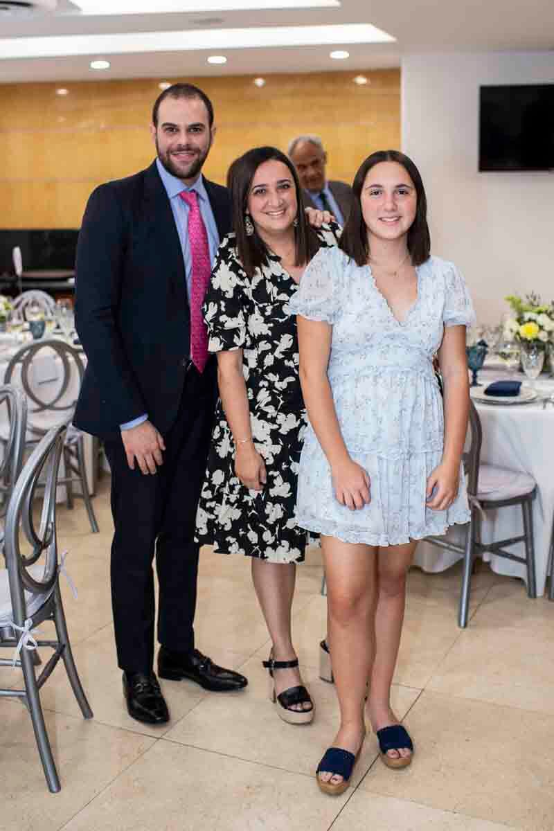 Alfredo Kriki, Elizabeth e Isabella Serio. (Foto: Esteban Torreblanca)