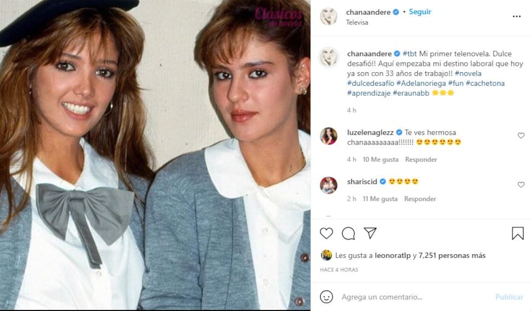 Chantal Andere con Adela Noriega / Foto: Instagram