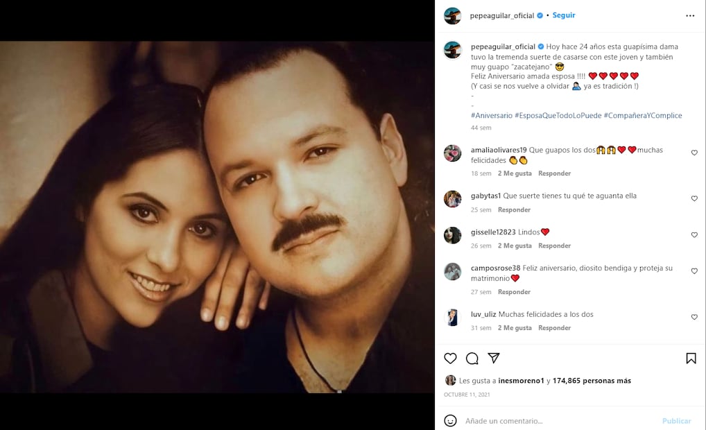 El fastuoso reloj de esmeraldas que Pepe Aguilar le dio a Aneliz Álvarez