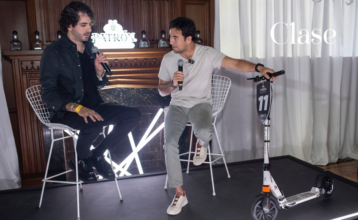 Alejandro Guizar y Sergio ‘Checo’ Pérez / Foto: Esteban Torreblanca