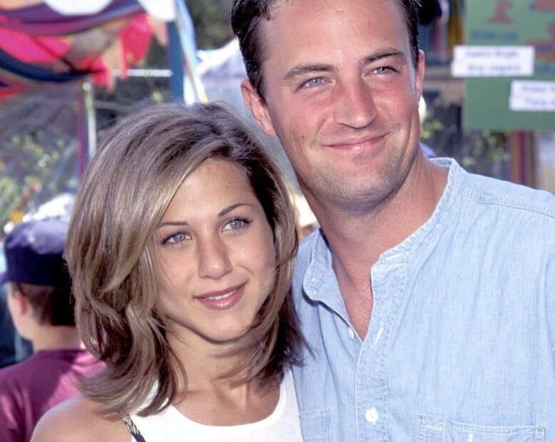 Matthew Perry junto a Jennifer Aniston / Foto: Instagram