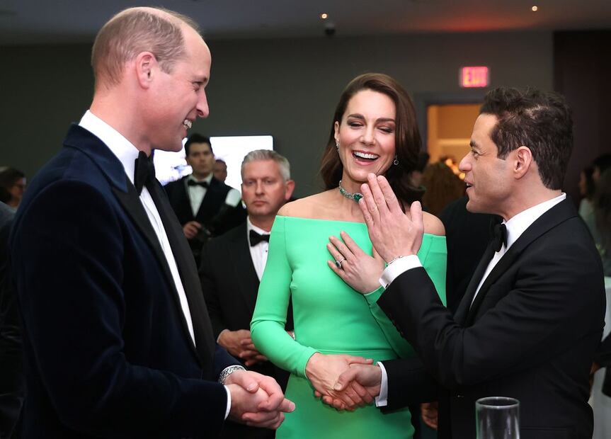Kate Middleton luce un vestido rentado para la gala del Earthshot Prize Awards