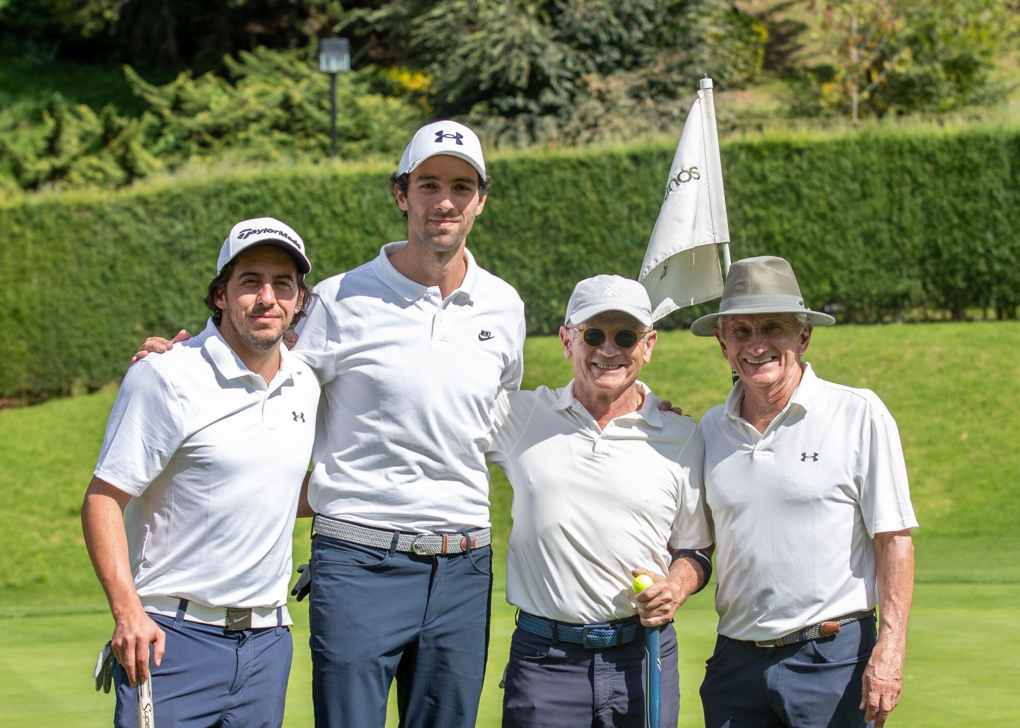 Álvaro Torres, Francisco Gálvez, Carlos Álvarez y Arturo Torres. (Foto: Edgar Silva Fuentes)