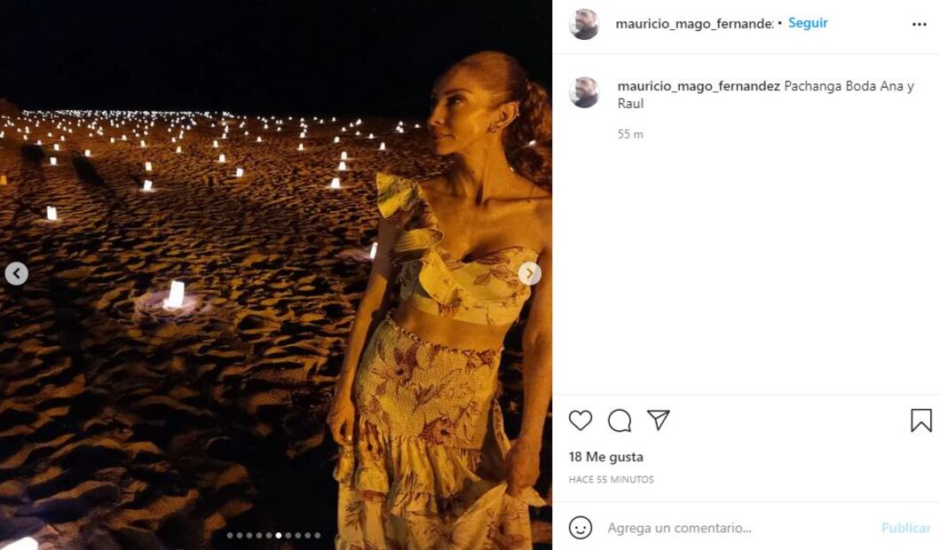 Ana Serradilla y Raúl Martínez Ostos se casaron en la playa