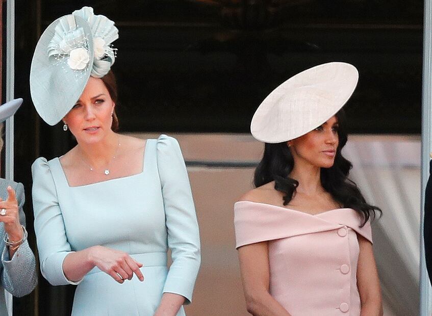 Meghan Markle en el desfile de cumpleaños de la Reina Isabel II