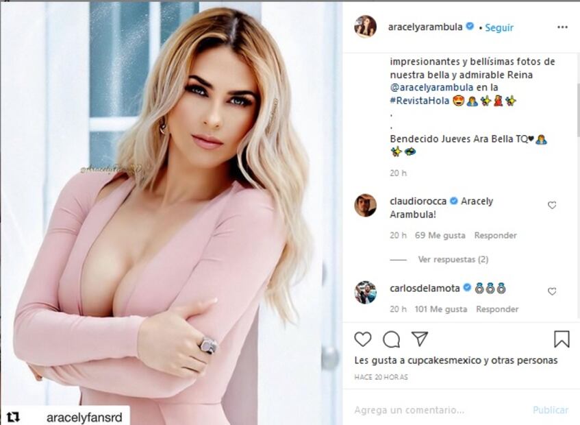 Actor halaga a Aracely Arámbula y le pide matrimonio